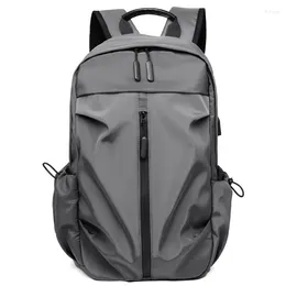 Rucksack Männer 2024 Business Freizeit Computer Tasche USB Aufladbare Reise Student Mode Lässig Rucksäcke