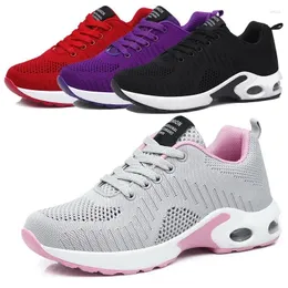 Scarpe Casual 2024 Ammortizzazione Scarpe da ginnastica rosse da donna Mujer Sport professionali Donna Scarpe da ginnastica da passeggio femminili traspiranti Viola