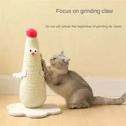 Cat Toy Cat Scratching Board Vertical Chick Cat Climbing Frame Cat Scratching Post Grinding Claw Rubbing Juguetes Para Gatos 240309