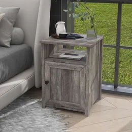 Taohfe Oak Farmhouse Nightstand أدراج سرير 3 درج الطبقة 22 في الفصل الطويل الطويل مع مخزن السرير الجانبي خزانة ملابس لغرفة نوم ليلية منظم