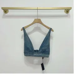 Women Sexy Denim Tank Tops Stitching Brand Clothings Bikinis Cowboy Jeans Bra Vest 1152ess