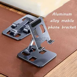 Suporte de montagem de telefone celular Suporte de mesa de liga de alumínio Suporte dobrável para tablet iPad Suporte de mesa para telefone celular Suporte preguiçoso para montagem de smartphone24322