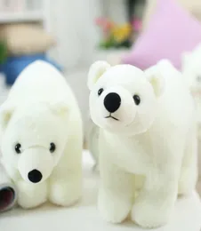 2018 adorável macio fofinho animal urso polar boneca de pelúcia recheado agradável urso branco brinquedo para crianças presente decoração 45cm x 27cm7274049