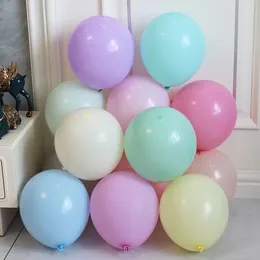 Party Dekoration 30 stücke 10 Zoll Macarons Farbe Pastell Candy Ballons Latex Runde Helium Aufblasbare Ballon Für Geburtstag Hochzeit