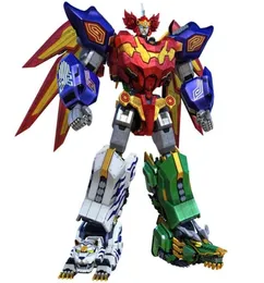 Action Action Toy Figures 5 in 1 Assembly Dinozords Transformation Ranger Megazord Robot Children Toys Gifts 2012027338701