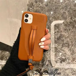 Designer Designer Handyhüllen Cover Leder Phonecases Kartenhalter Handgelenkschlaufe für iPhone 14 13 Pro Max 13 12 Classic Print SchutzhülleE71P