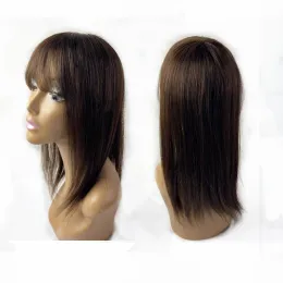 Toppers 100% cabelo humano grosso toppers para mulheres cabelo brasileiro pedaço peruca natural 3 clipes em extensões de cabelo para desbaste de cabelo não remy