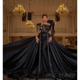 corset prom dress mermaid Nafori Teal Sequined Strapless/Tube Neck Floor-length with Side Split 2026 One Shoulder Dynamic Dress Color:blueberry statement wear The mesh fabric allows