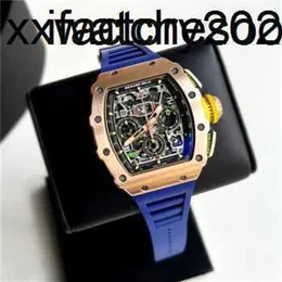 YS Factory Richarsmill Watch 통합 기계 움직임 Tourbillon Topbillon Top Clone ZF Top Miers Watch Richa Tourbillon 스위스 자동 이동 RM1103 GQC53