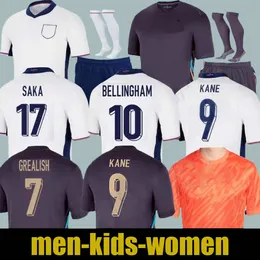 2024 Englands Bellingham Futbol Gömlek Euro Kupa Milli Takımı Futbol Formaları Erkek ve Çocuklar İçin Futbol Kitleri