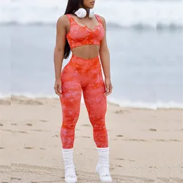 Kesintisiz Kadın Yoga Set Kadın Spor Snap Sutyen Egzersiz Yüksek Bel Pop Pants Tayt Tayt Spor Salonu Spor Giyim Fitness Aktif Giyim Takım 240307