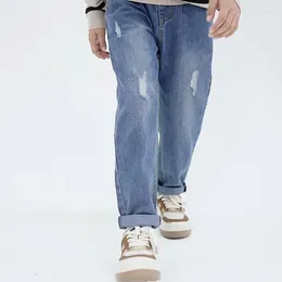 Herren Jeans Kinder Skinny Kleidung Junge Sommerhose Kinder von 8 bis 12 Jahren zerrissen für Jungen