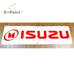 Tillbehör 130GSM 150D Material Japan Isuzu Car Banner 1,5ft*55*150 cm) Storlek för hemflagga inomhusdekor YHX226