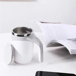 Mugs Automatic Stirring Coffee Cup Insulation Self Auto Mix Mug Warmer Bottle Battery Powered Home Kitchen Appliances R9JC