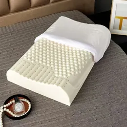 LBAIM Orthopedic Latex Pillow Thailand Massage Memory Cervical Neck Pain Pillows for Sleeping Remedial Effectively Prevent Mites 240320