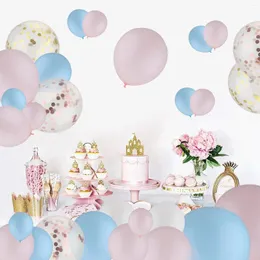 Украшение вечеринки 115 шт. Набор 5-дюймовый розовый латекс для воздушных шаров на день рождения Прозрачный воздушный шар