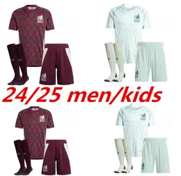 Mexiko 2024 Copa America RAUL CHICHARITO Fußballtrikots 2023 LOZANO DOS SANTOS 24 25 H.LOZANO Männer Kinder Fußballtrikots Uniformen Fans Kinder 999