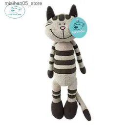 Plush Dolls Mr. ViviCare Cat Plush Toy Small Soft Simulation Childrens Filling Animal Toy Childrens Cute Photos Props Girls Birthday Q240322