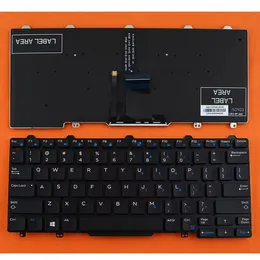 Новая оригинальная клавиатура с подсветкой США для Dell Latitude E5250 E5270 E5280 E5370 E7250 E7270 E7280 E7370 MJ8HY 0MJ8HY XCD5M 0XCD5M