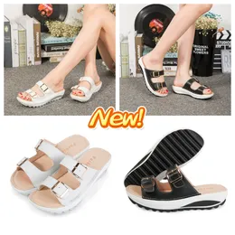 Neue lässige Damen-Sandalen für Zuhause, Outdoor-Kleidung, Freizeitschuhe, GAI, Aprikosen-Modetrend, Damen, einfach passende, wasserdichte, zweireihige, leichte, weiche Schuhe, Eur35–42