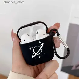 Akcesoria słuchawkowe urocze gwiazda planety ikona prosta etui AirPod Cool Earmphone Cover for Airpods 2 3 Pro Druga generacji Prezent urodzinowy dla dziewczyny240322