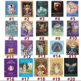 Oracle Tarot Oyunu 20 Kartlar Stil Golden Art Nouveau Yeşil Cadı Evrensel Celtic Thelema Steampunk Tarots Tahta Güverte Oyunları DHL Toptan WHT0228 Lema S s