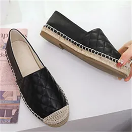 Casual skor fiskare loafers zapatos mujer primavera verano espadrilles platt för kvinnor kvinnor chaussure femme