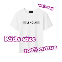 T-Shirts Marka Tshirts Çocuk Pamuklu% 100 Erkek Kız Giysileri Lüks Tasarımcı Çocuk Tişörtleri Bal Tasarımcılar Bebek Giyim Çocuk Takım Dr OT0WZ