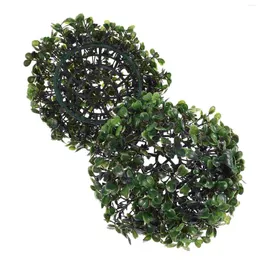 Dekorativa blommor Green Globes Grass Ball Decoration Wedding Decorations for Ceremony Plant