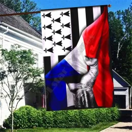 Akcesoria Brittany Flag 3D Pełne drukowanie Flagi ogrodowe wisząca flaga flagi ogrodu dekoracja podwójna drukowanie