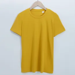 Nieprzepustowe bawełniane t-shirt bawełniany bawełniany t-shirt z bawełnianymi t-shirtem z krótkim rękawem.