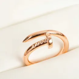 Gold Love Mens Designer di alta qualità Ring Heart Ring Fashion Jewelry Man Virtue Wedding Rings Forta