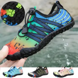 신발 어린이 Quickdry Water Sports Shoes Boy Girl 통기성 아쿠아 신발 수영 해변 운동화 다이빙 맨발 서핑 빙하 신발