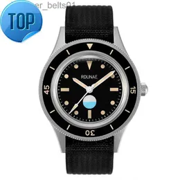 Other Watches RDUNAE automatic mechanical mens fifty search diving TR900 retro luminous barracuda pot cover glassL231122
