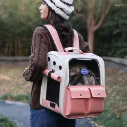 Porta-gatos Bolsa para fora e sobre ombros portáteis Escola Quatro Estações Universal Respirável