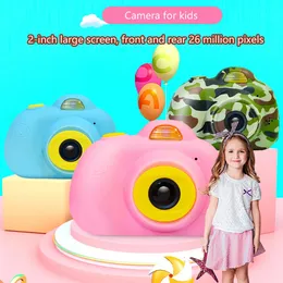 Macchina fotografica per bambini Digital Dual 2600W HD Video Toys Mini Cam Display a colori Regalo di compleanno per bambini per 240314