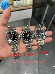 Clean Factory Album MENS Oglądaj lepszą jakość 40 mm 116610 126720 114300 214270 904L Sapphire zegarki stalowe