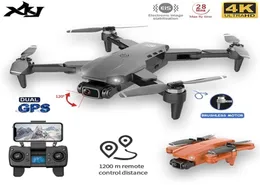 ドローンXKJ L900 Pro GPS DRONE 4KデュアルHDカメラプロフェッショナルエアリアンポグラフブラシレスモーター折りたたみ式クアッドコプターRC DISTY1200M 4595068