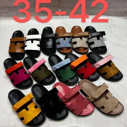 Designer Luxury Floral Womens Sandals orange slideschypre slippers Men's Women's Beach Chypre Loafers Sandals Classic Buckle Summer non-slip outdoor