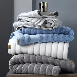 Toalha de banho de designer cinco estrelas hotel engrossado toalha de banho masculino e feminino casa puro algodão absorvente 2024 novo envoltório adulto de grandes dimensões