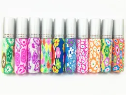 Şişe 10pcs/lot 10ml atomizer parfüm şişeleri polimer kil boş küçük parfüm sprey cam şişe çocuk hediye