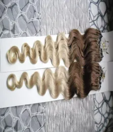 Ombre hair extension micro ring body wave 200g 1gs 200s T4613 micro ring hair extensions micro loop hair extensions8246281