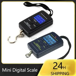 Scale per la casa 40 kg/10G Mini Scala digitale per la pesca per viaggi bagagli Bilancia portatile Pesaching Steelyard Tasca Pocket Electronic Hook Scala 240322 240322