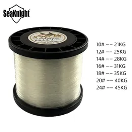 Seaknight Naylon Balıkçılık Hattı Tam 1000m Japonya Yüksek Kaliteli Monofilament Sazan 2145kg Deepsea Mücadele Dev Balık Çizgisi 240313