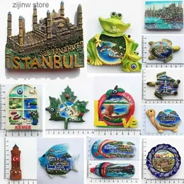 Buzdolabı Mıknatısları Hatıra Turquia Bodrum Alanya Kemer 3D Seyahat Mıknatıs Dekorasyon Soğutucu Mıknatıs Hediye Yaratıcılık İstanbul Trkiye Y240322