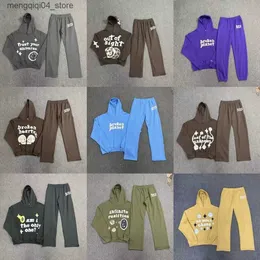 Erkek Hoodies Sweatshirt Kırık Gezegen Market Erkek Hoodie Mens Tracksits Designer Sweater Takım Moda Sweatshirt Saf Pamuk Mektup Basılı Q240322