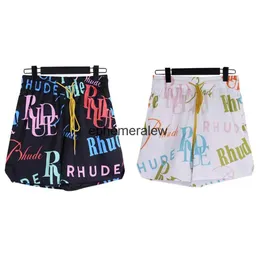 Herren-Shorts für Herren, Sommer, Joggen, lässig, Paar, Straßenkleidung, inneres Netz, Strand, schnell trocknend, Schleppseil, Buchstabe, Volldruck, H240401