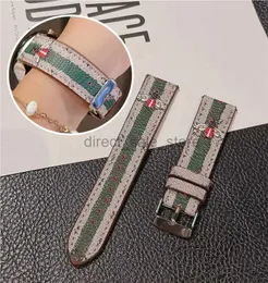 20mm 22mm Smart Straps Watch Band For Samsung Galaxy Apple watch band 38mm 48mm 46mm 42mm Active 2/correa Gear S3 Bracelet G Luxury Designer PU Leather Watch Bands