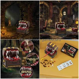 Blocchi Buildmoc Pirata Mimica Petto Tesoro finale Yaranzo Set da costruzione Dungeon e scatola Draghi Mostri Mattoni Giocattolo Regalo per bambini Drop Dhh95