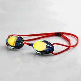 Professionelle Wettkampf-Schwimmbrille, beschichtet, wasserdicht, UV-Schutz, Silikagel, Tauchbrille, Rennbrille, 240312